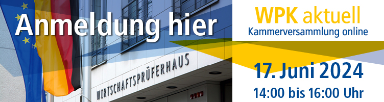 Banner Kammerversammlung online 2024