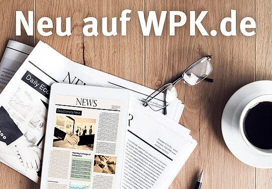 Banner Neu auf WPK.de