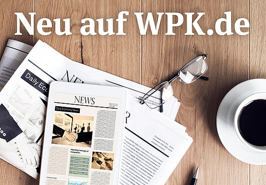 Banner Neu auf WPK.de