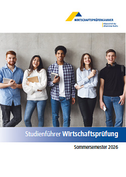 Cover Studienführer Wirtschaftsprüfung Sommersemester 2026