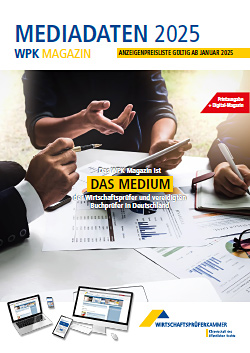 Mediadaten 2025 Cover Mediadaten WPK Magazin