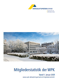 Cover Broschüre Mitgliederstatistik der WPK
